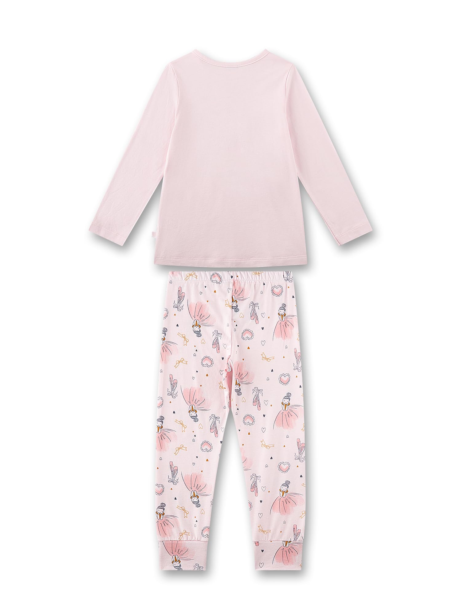 sanetta-m-dchen-schlafanzug-lang-rosa-ballerina-modal-baumwoll-mix image 2