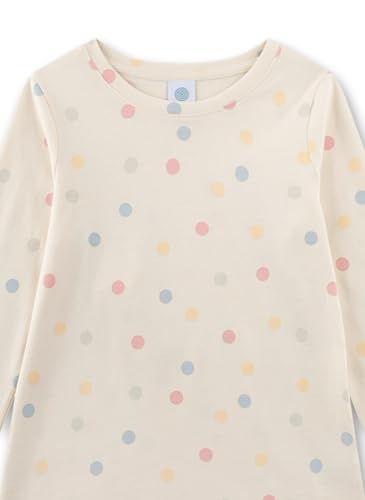sanetta-pure-m-dchen-schlafanzug-lang-beige-dots-aus-100-bio-baumwolle image 6