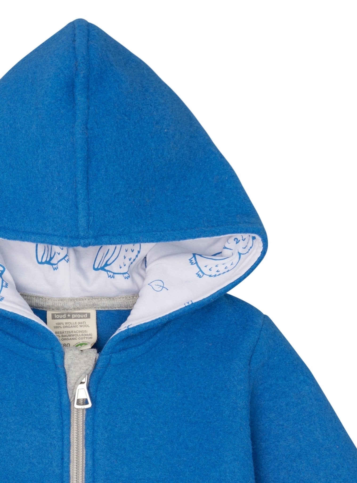 loud-proud-wollfleece-jacke-mit-kapuze-bio-wollfleece-jacke image 3