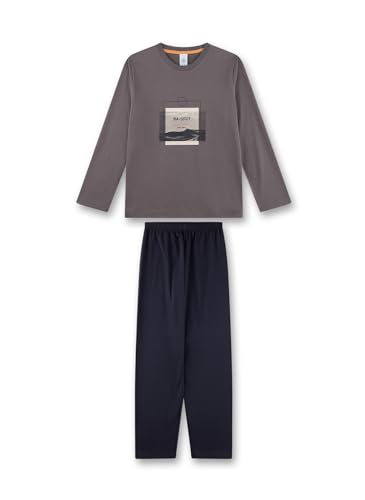 sanetta-jungen-schlafanzug-grau-pyjamaset-jungen-aus-baumwolle image 4