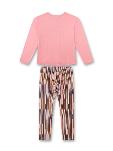 sanetta-m-dchen-schlafanzug-lang-rosa-streifen-aus-baumwoll-modal-mix image 5