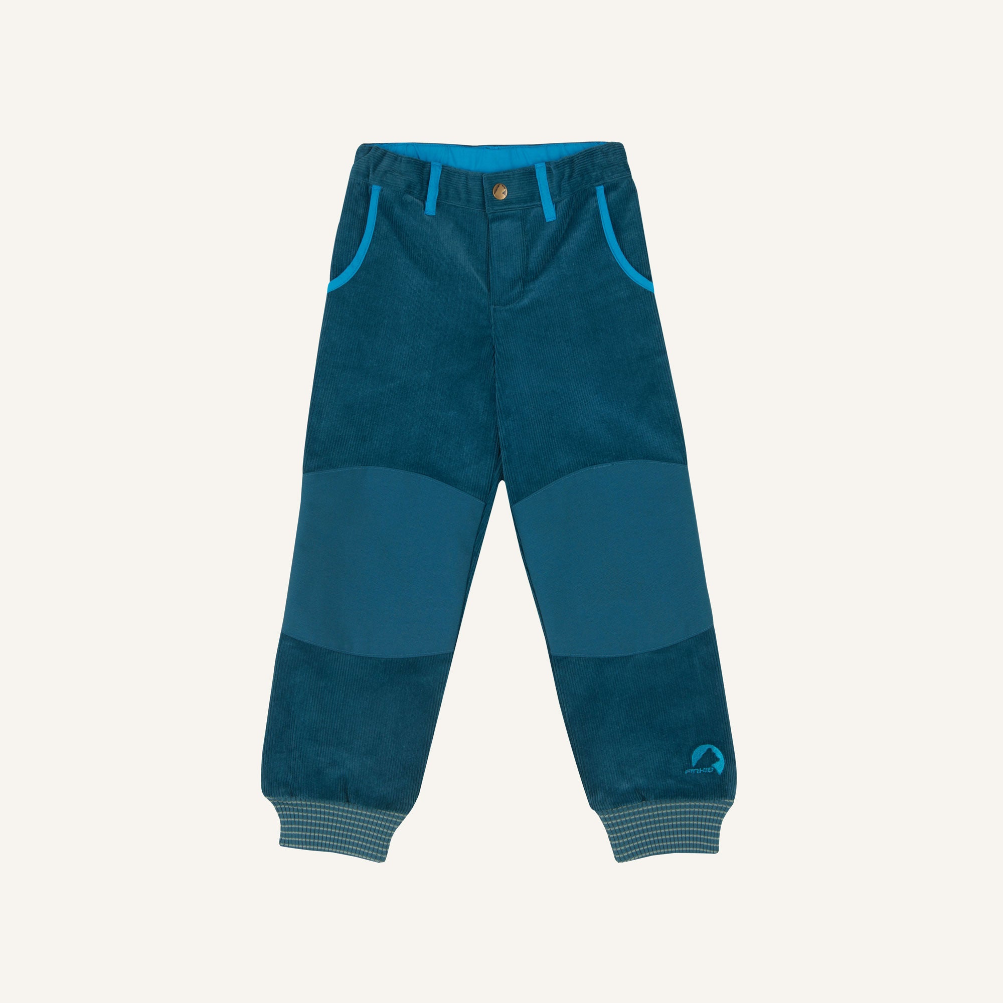 finkid-kisuli-kinder-outdoorhose-kord-mitwachsfunktion-knieverst-rkung image 5