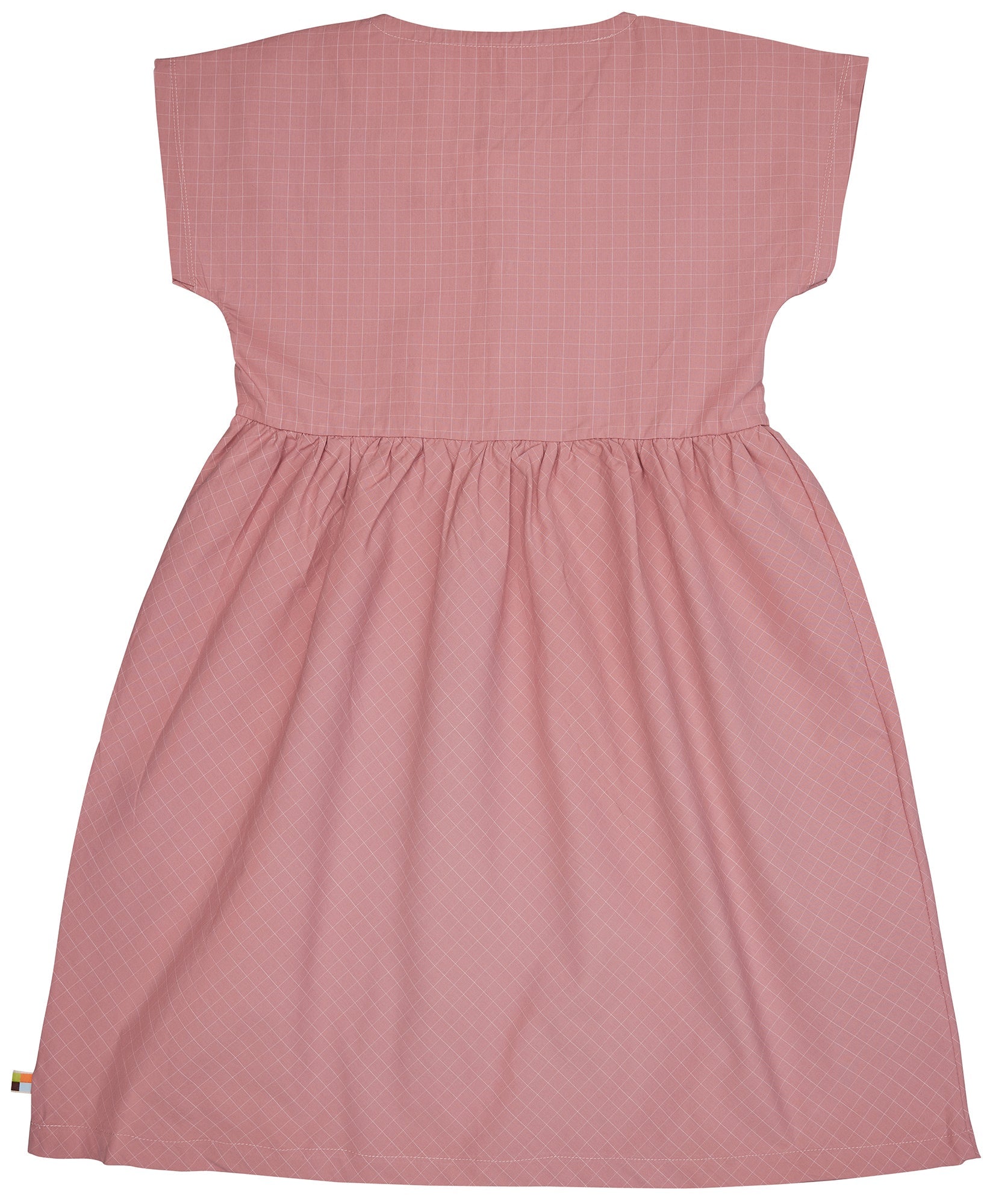 loud-proud-kleid-aus-feinem-karo-popelinekleid-mit-holzkn-pfen-2 image 2