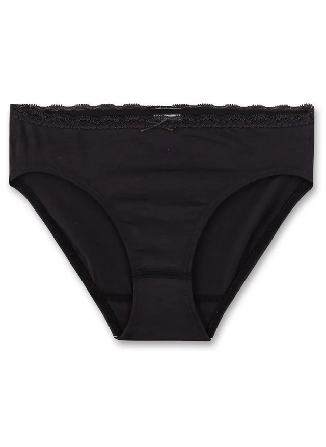 sanetta-m-dchen-rioslip-schwarz-unterhose-aus-baumwoll-mix image 1