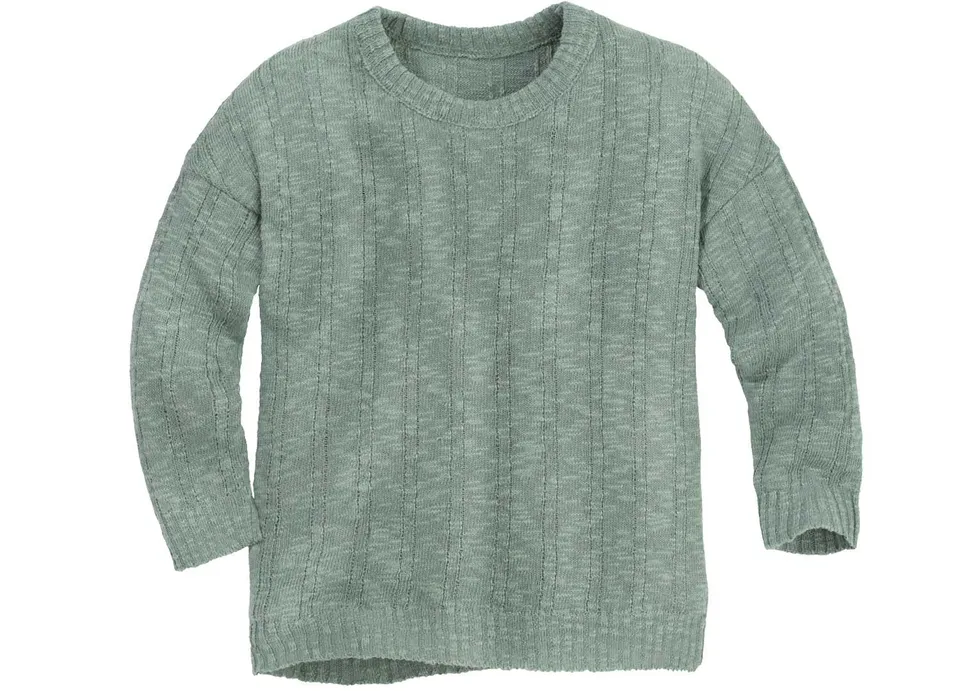 disana-leinen-pullover-kinder-sommer-strick-sweater-aus-bio-baumwolle-und-bio-le image 1