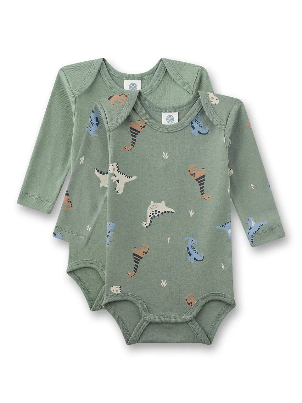 sanetta-baby-body-langarm-gr-n-2er-set-baby-body image 1