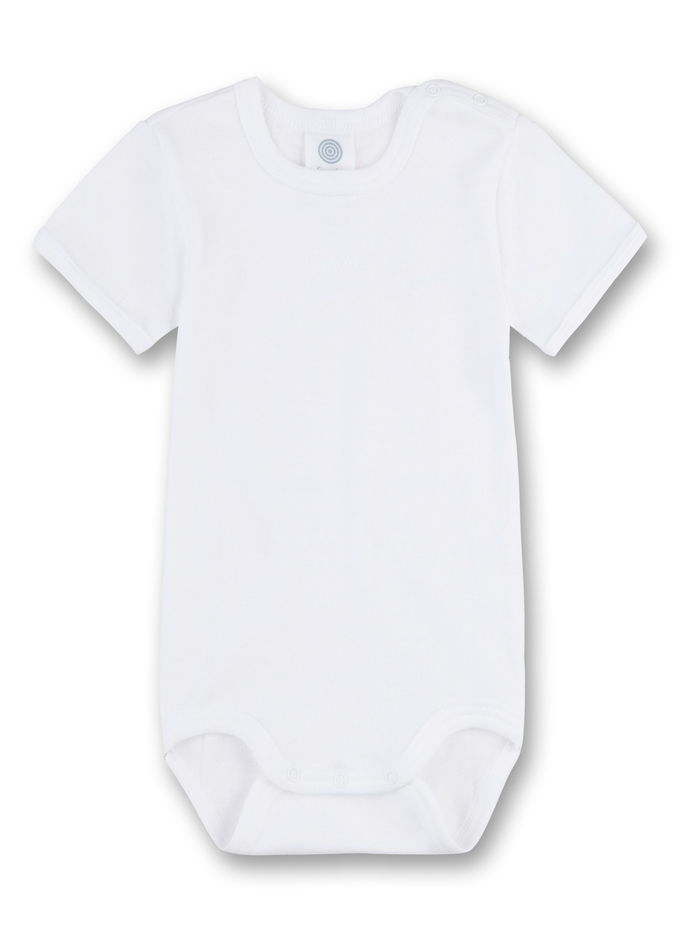 sanetta-baby-body-kurzarm-wei-bio-baumwolle-baby image 1