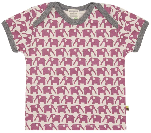loud-proud-t-shirt-mit-druck-elefanten-bio-baumwoll-shirt image 1