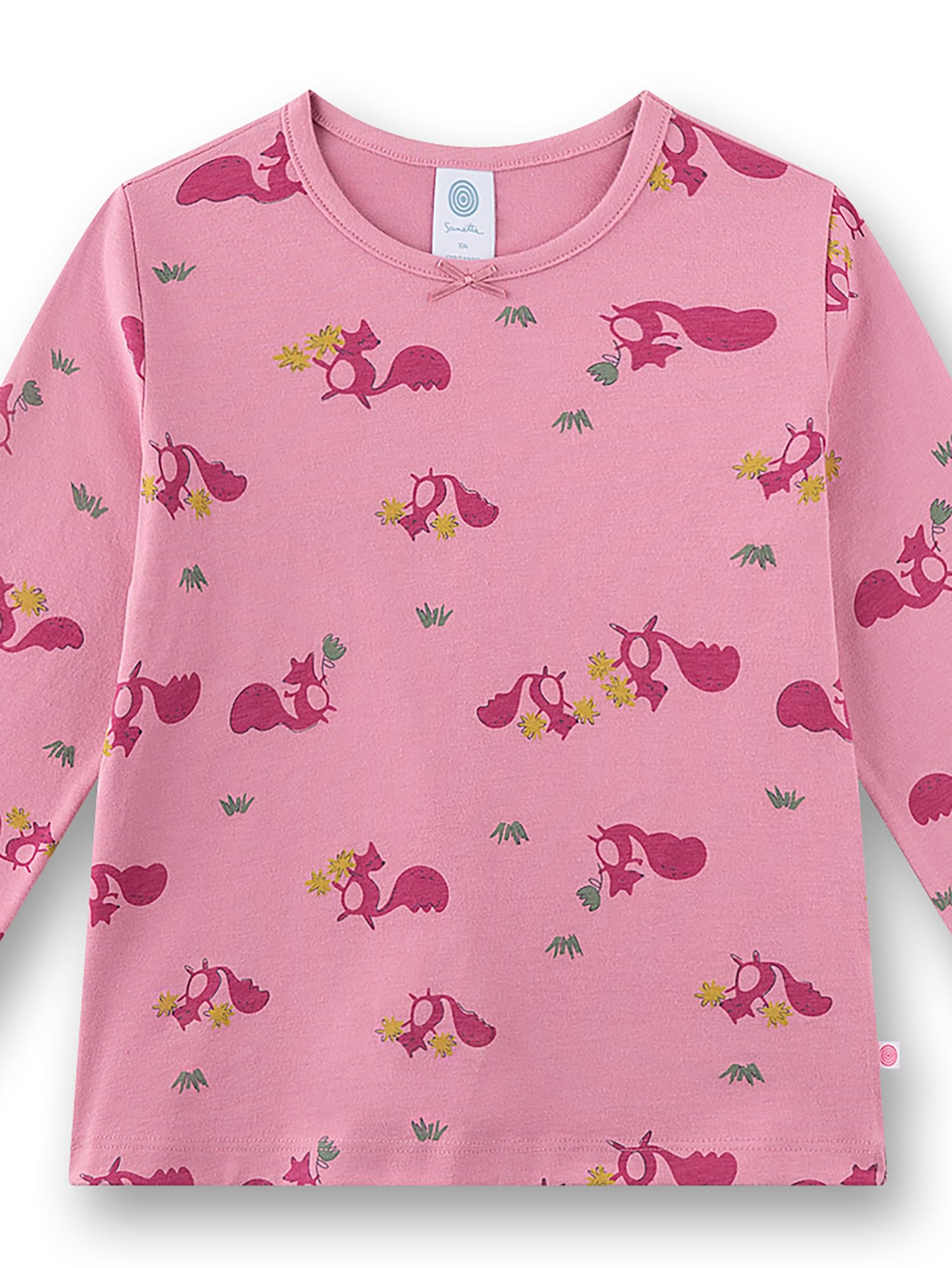 sanetta-m-dchen-schlafanzug-lang-rosa-eichh-rnchen-kinderpyjama image 3