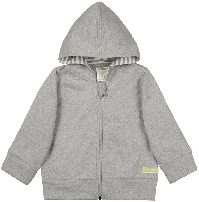 loud-proud-sweatjacke-mit-kapuze-samtige-oberfl-che image 1