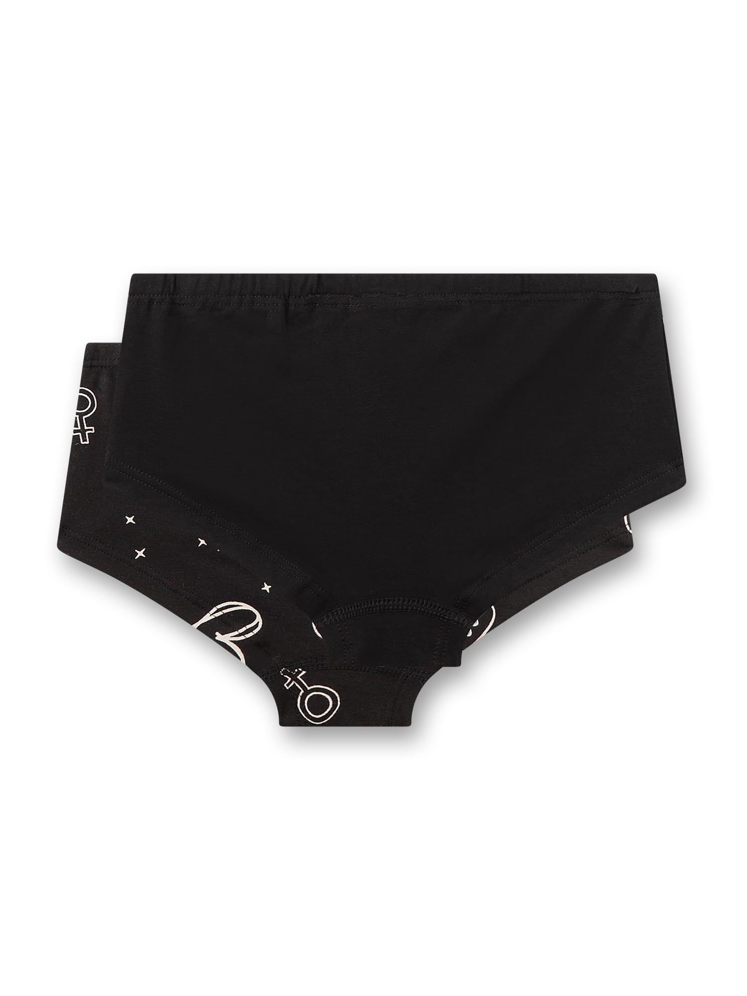 sanetta-m-dchen-hipster-schwarz-graffiti-2er-set-teens-unterhose-baumwolle image 2