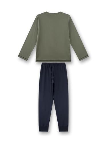 sanetta-jungen-schlafanzug-lang-khaki-gr-n-gorilla-baumwolle-kinderpyjama image 5