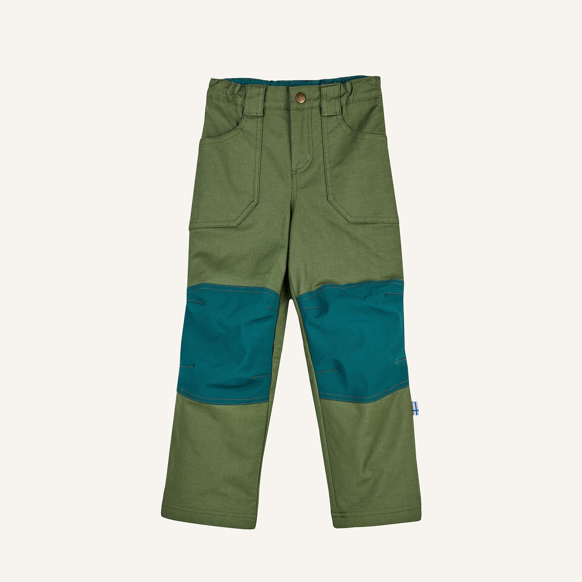 finkid-kalle-winter-hose-kinder-fleece-gef-tterte-canvas-workhose image 5