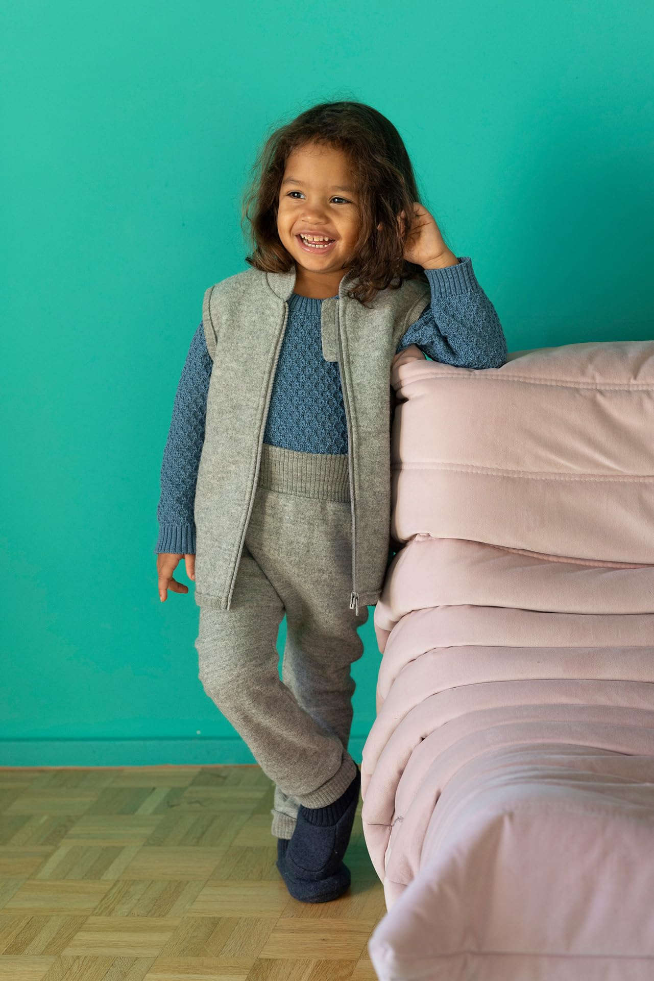 disana-walk-weste-baby-kinder-100-bio-merino-wollwalk-gr-74-140 image 3
