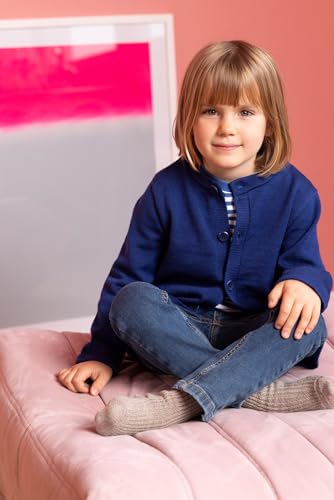 disana-strick-jacke-kinder-bio-merino-mit-steinnuss-kn-pfen-gr-86-140 image 8