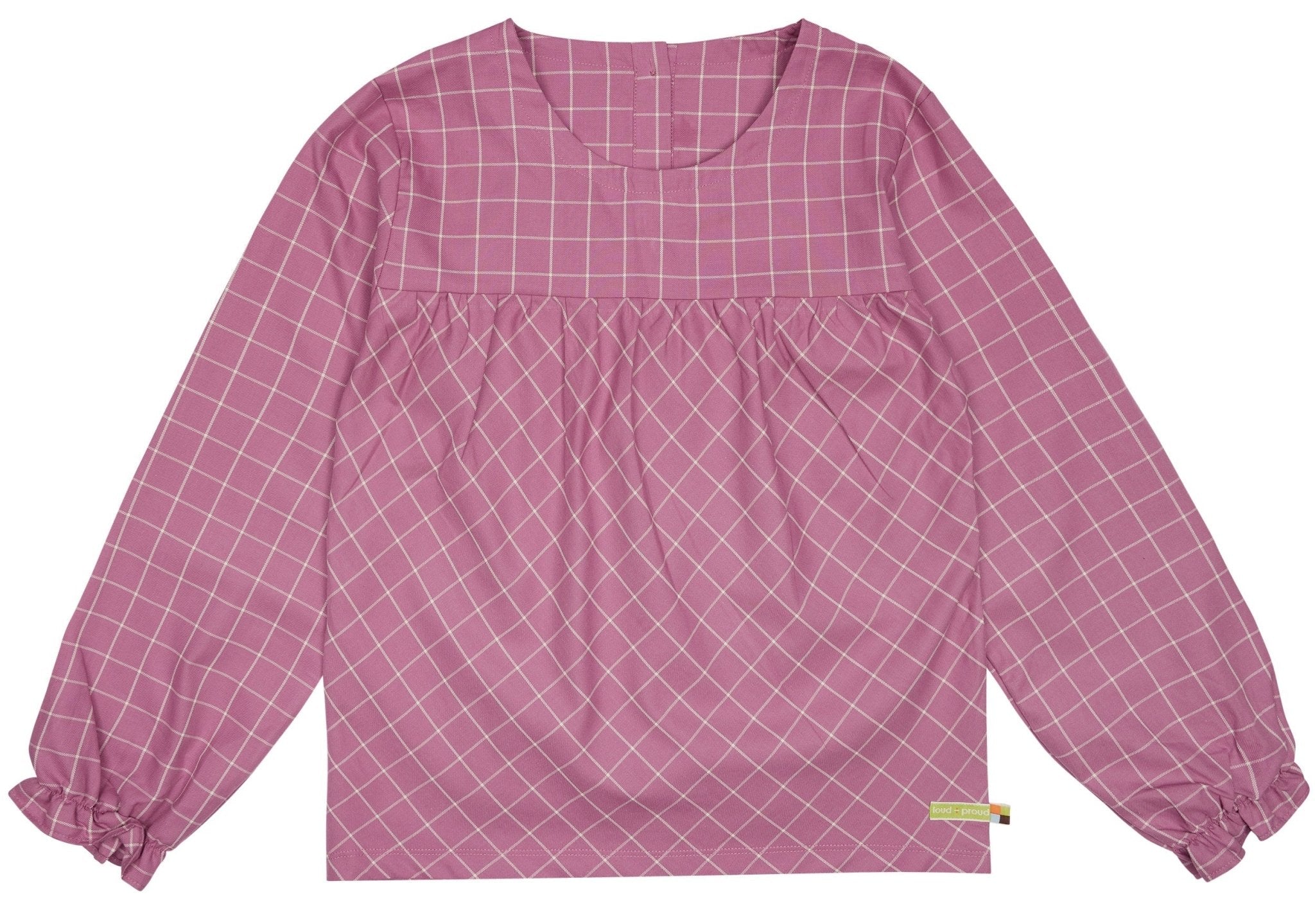 loud-proud-karo-bluse-popeline-bluse-mit-holzkn-pfen image 3