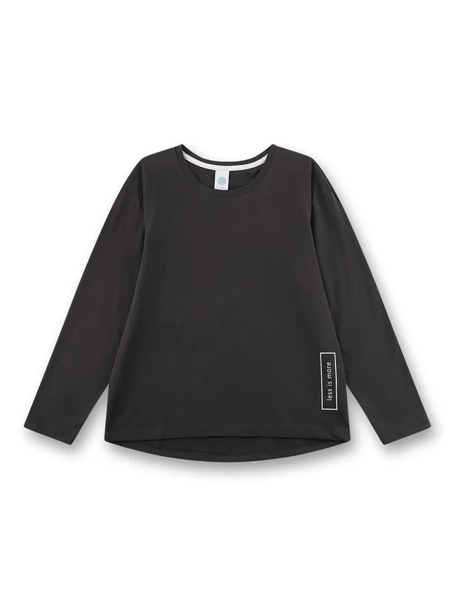 sanetta-m-dchen-schlafshirt-langarm-grau-aus-baumwolle image 1