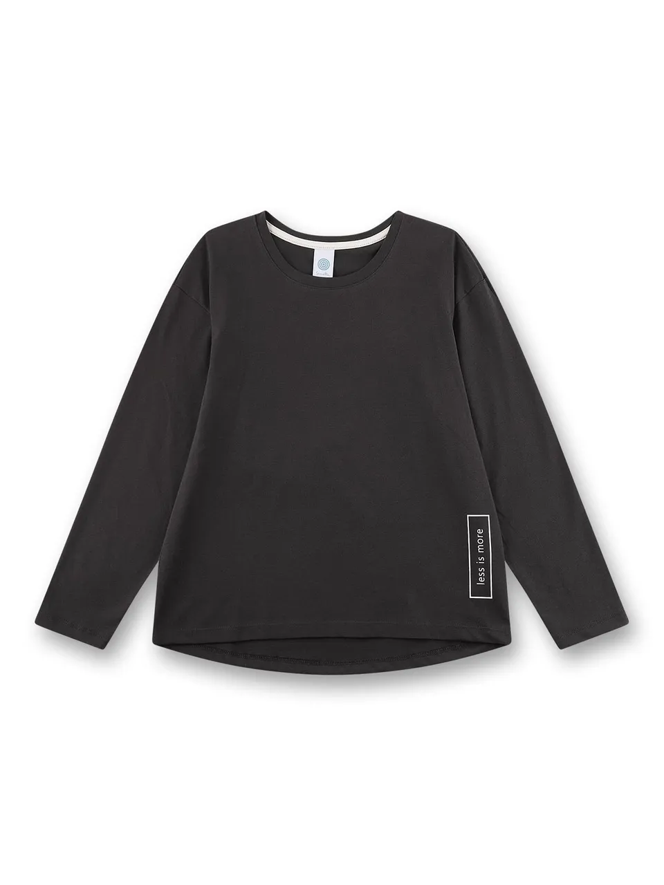 sanetta-m-dchen-schlafshirt-langarm-grau-aus-baumwolle image 1