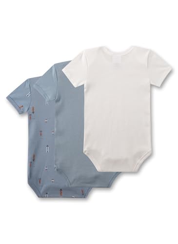 sanetta-baby-body-kurzarm-dreierpack-off-white-blau-mit-turm-body-aus-bio-baumwo image 6