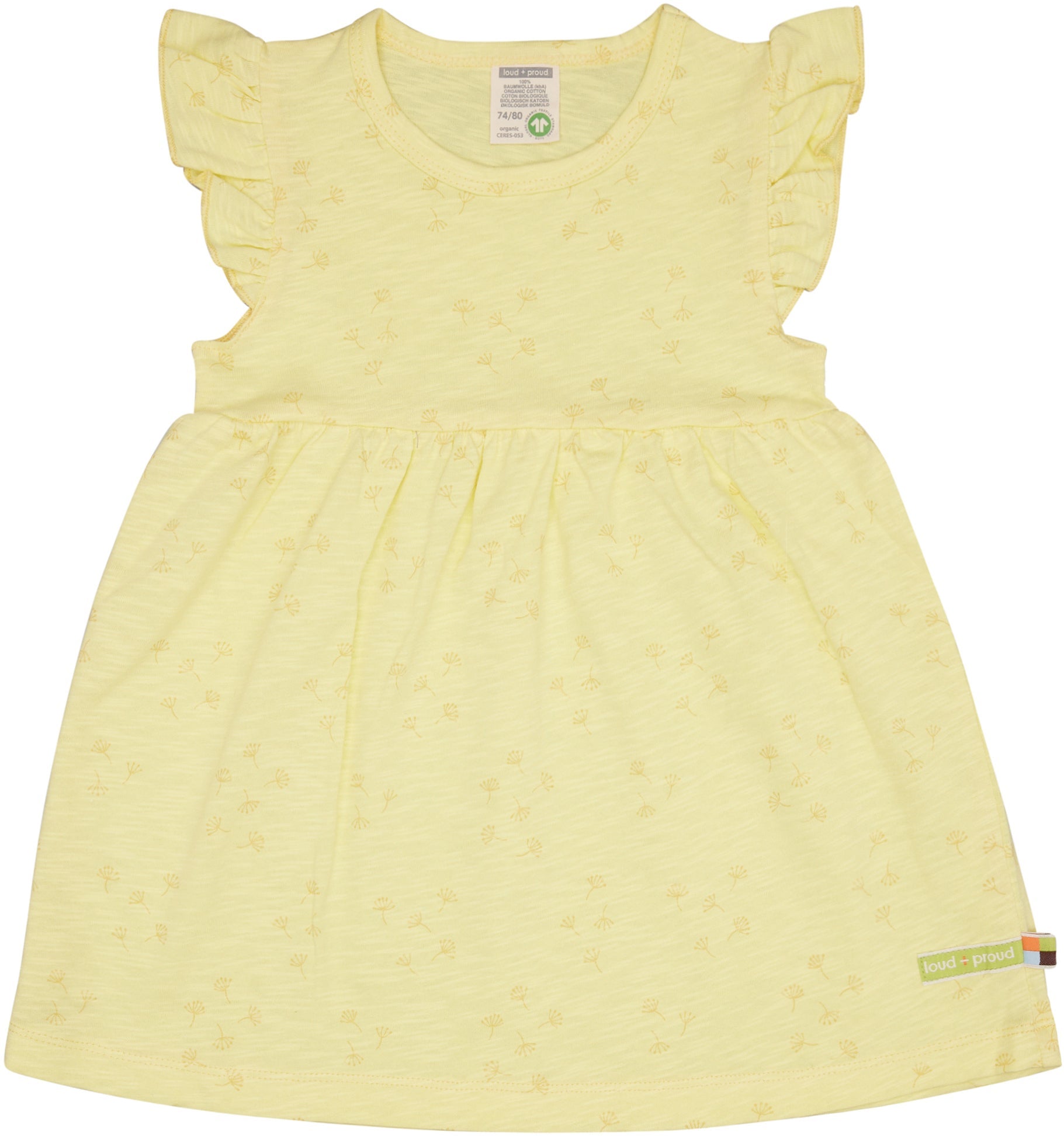 loud-proud-kleid-slub-jersey-bedrucktes-m-dchenkleid-mit-fl-gel-rmeln image 3