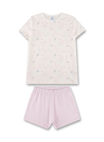 sanetta-m-dchen-schlafanzug-kurz-off-white-pyjamaset-aus-baumwoll-modal-mix image 4