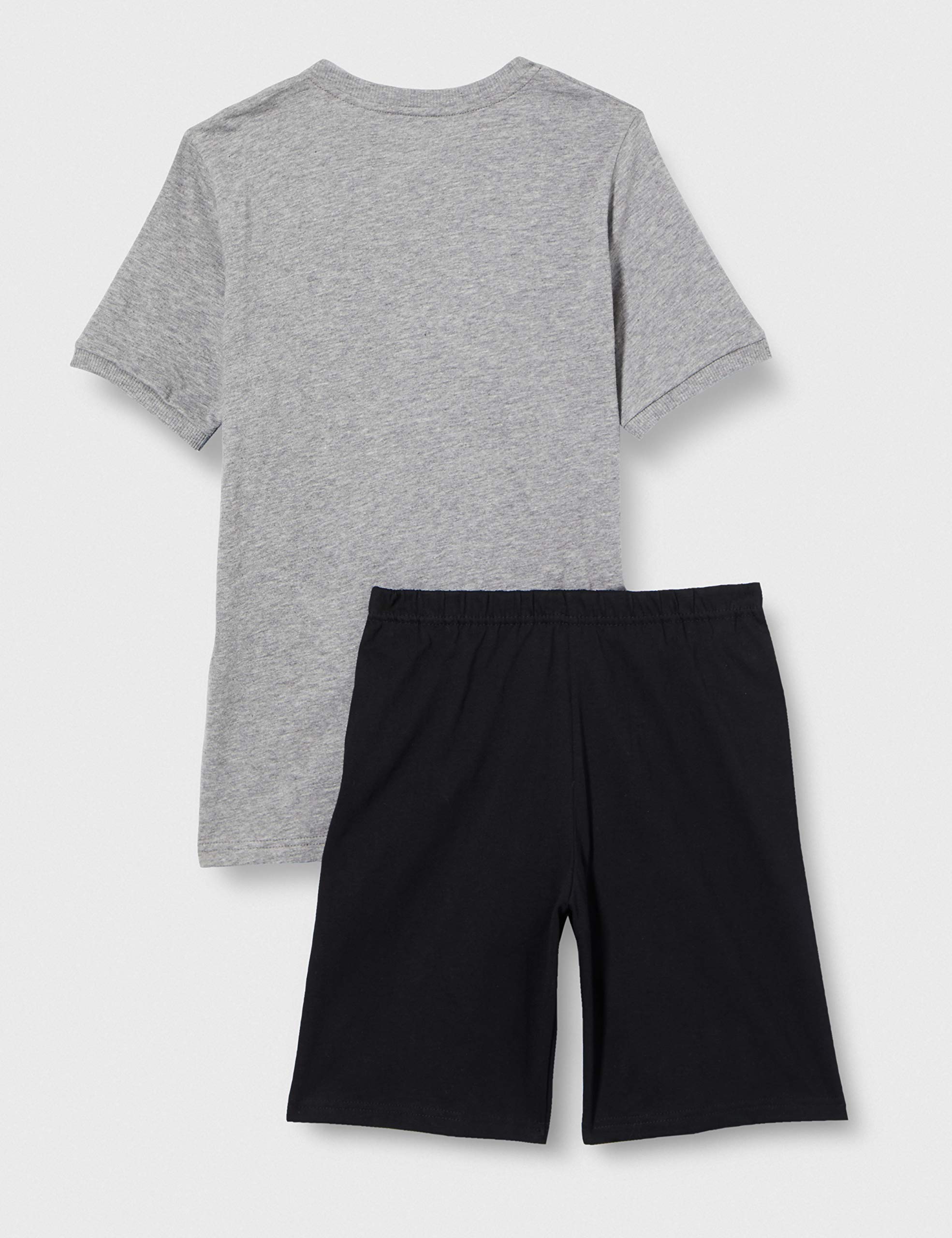 sanetta-jungen-schlafanzug-kurz-grau-pyjamaset-baumwolle image 4