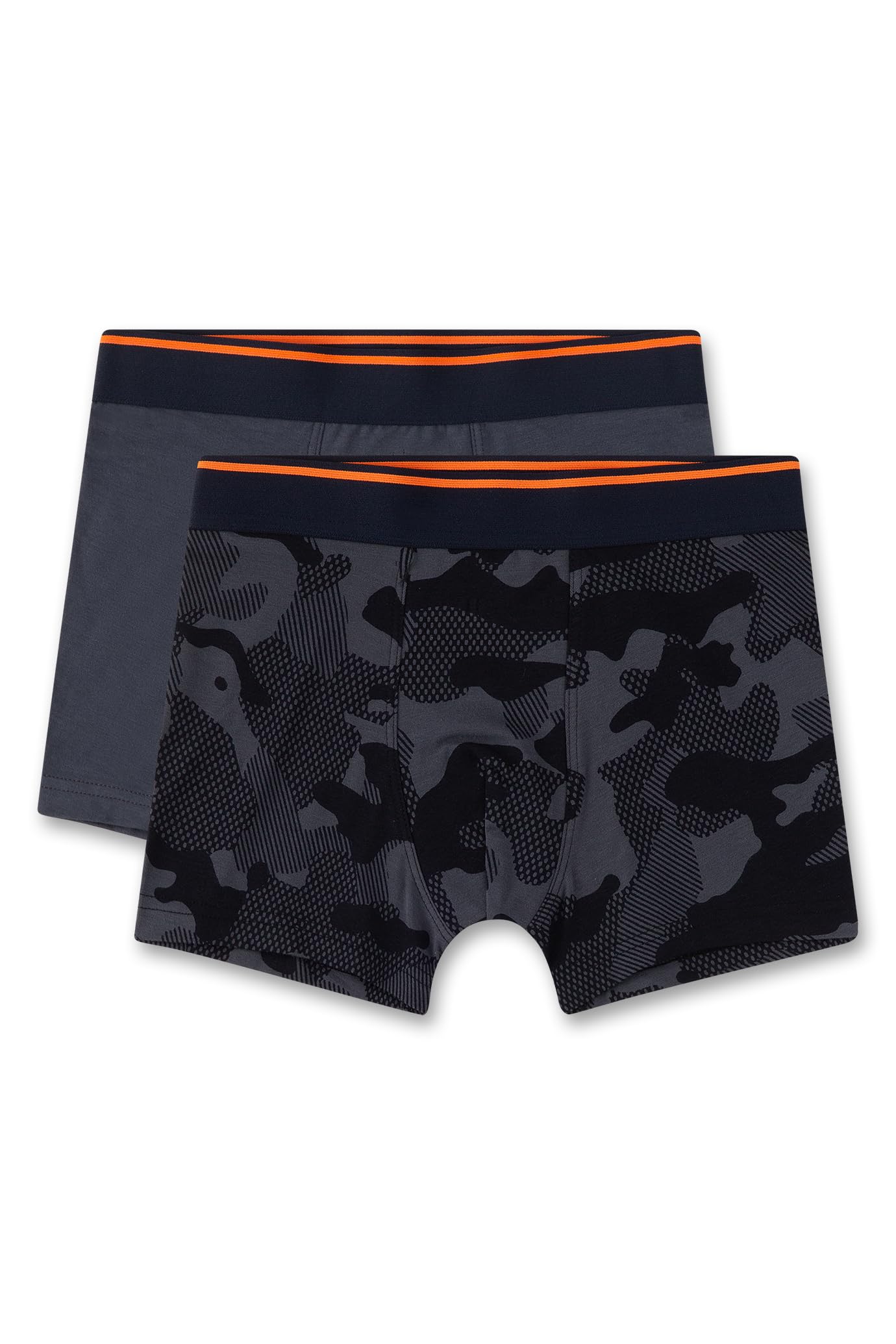 sanetta-jungen-hipshorts-doppelpack-dunkelblau-dunkelgrau-camouflage-unterhose image 1