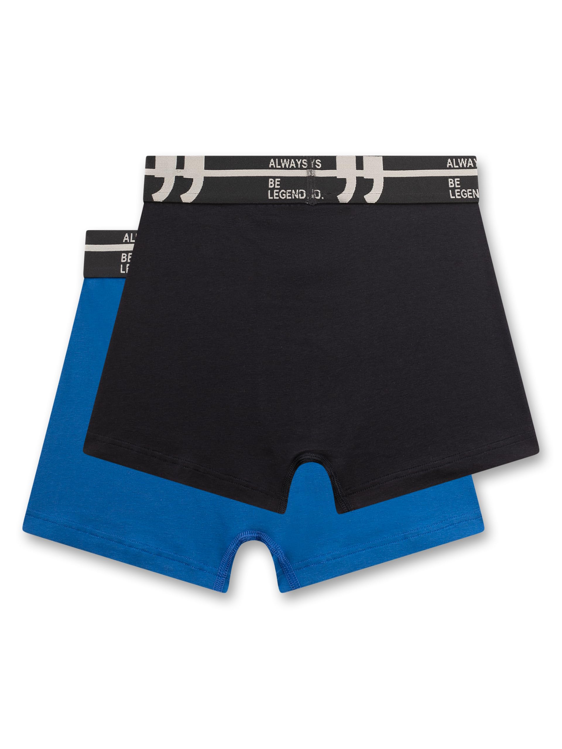 sanetta-jungen-hipshorts-doppelpack-dunkelblau-blau-baumwoll-mix image 2