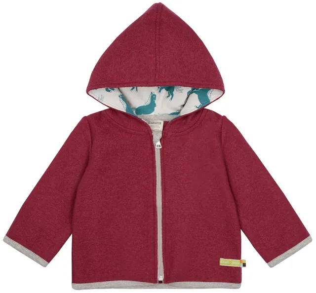 loud-proud-jacke-wollwalk-kapuzenjacke-mit-rei-verschluss image 1