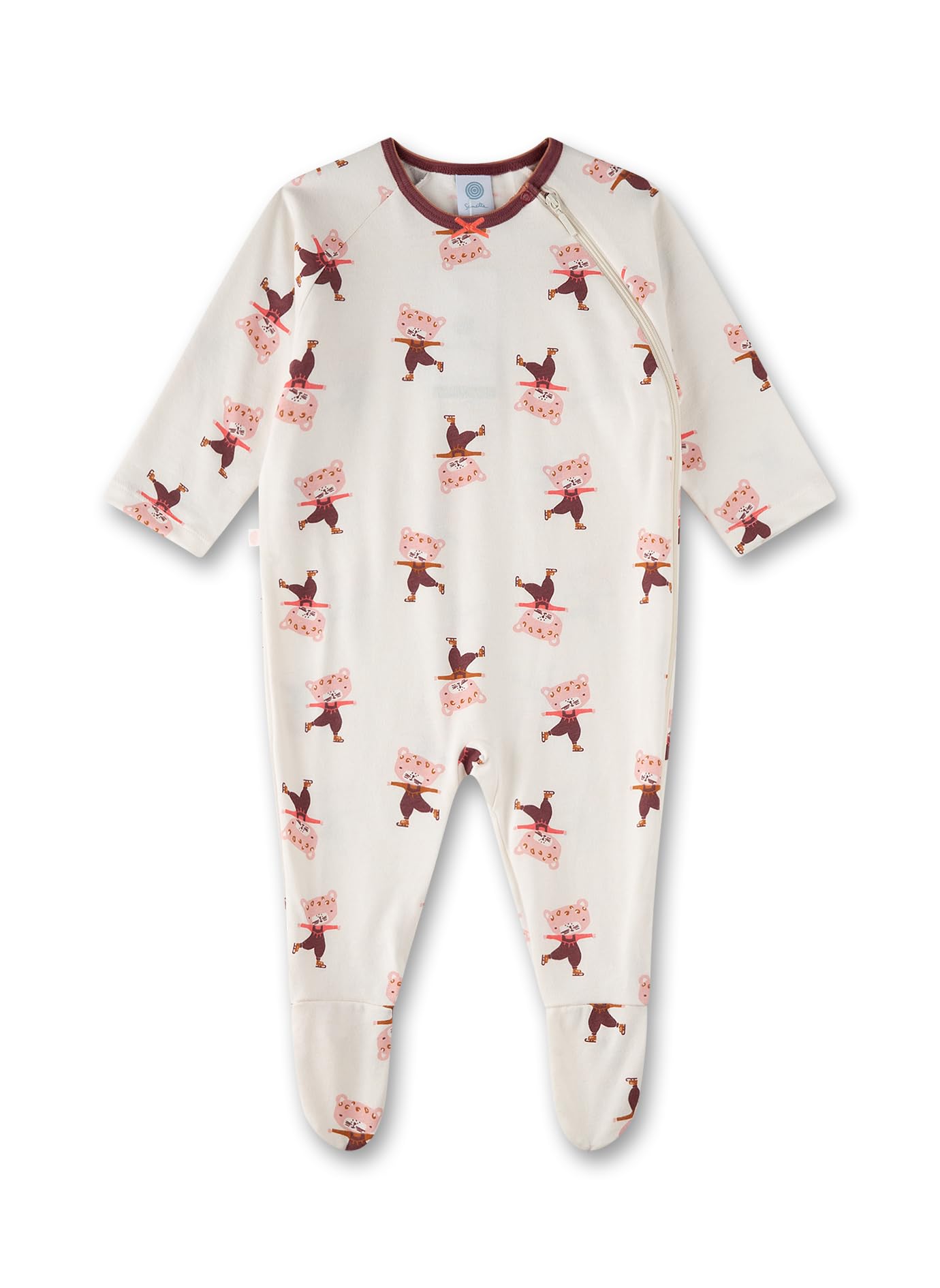 sanetta-baby-strampler-beige-katze-baby-overall-aus-bio-baumwolle-f-r-m-dchen image 4