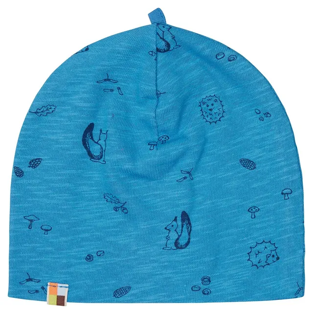 loud-proud-beanie-slub-jersey-wald-druck image 1