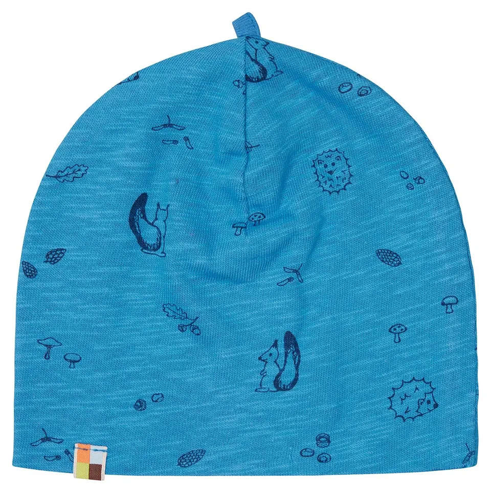 loud-proud-beanie-slub-jersey-wald-druck image 1