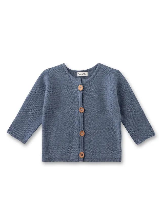 sanetta-baby-strickjacke-blau-strickjacke-f-r-babys image 1