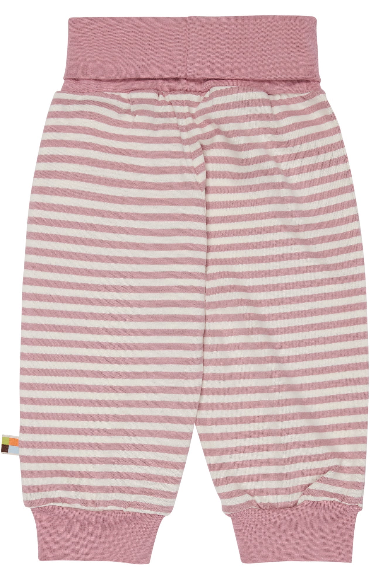 loud-proud-weiche-hose-geringelter-jersey-babyhose-mit-umschlagbund image 2