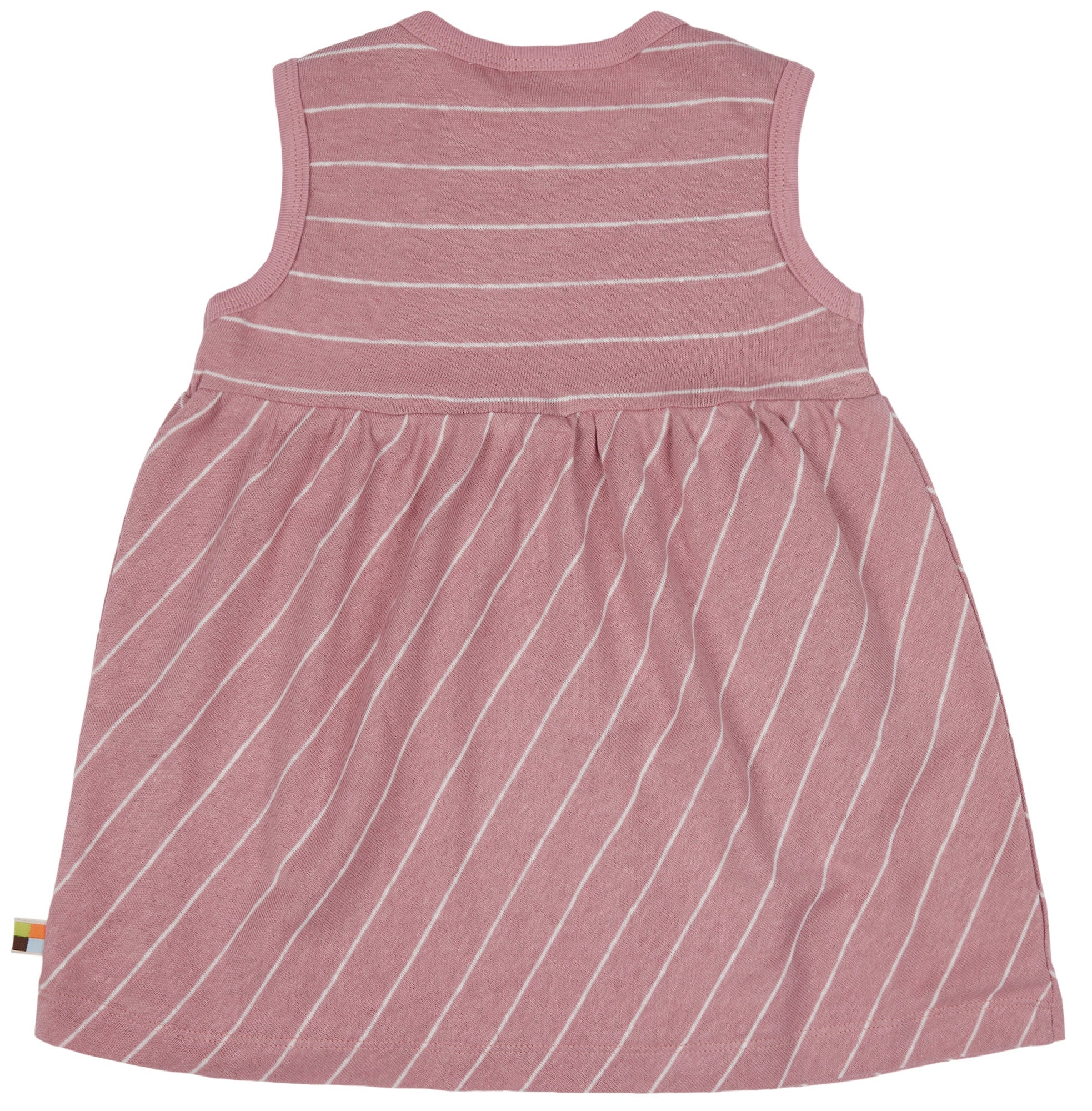 loud-proud-kleid-streifen-mit-leinen-rmelloses-m-dchenkleid-2 image 2