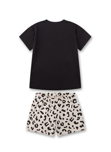 sanetta-m-dchen-schlafanzug-kurz-schwarz-pyjamaset-aus-baumwolle-f-r-m-dchen image 5