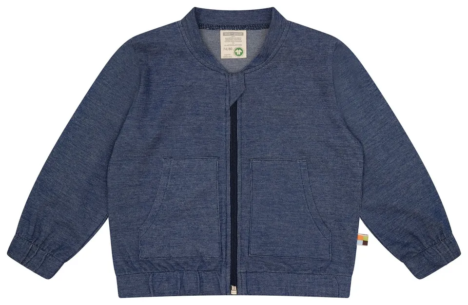 loud-proud-jacke-denim-optik-kinder-sweatjacke image 1