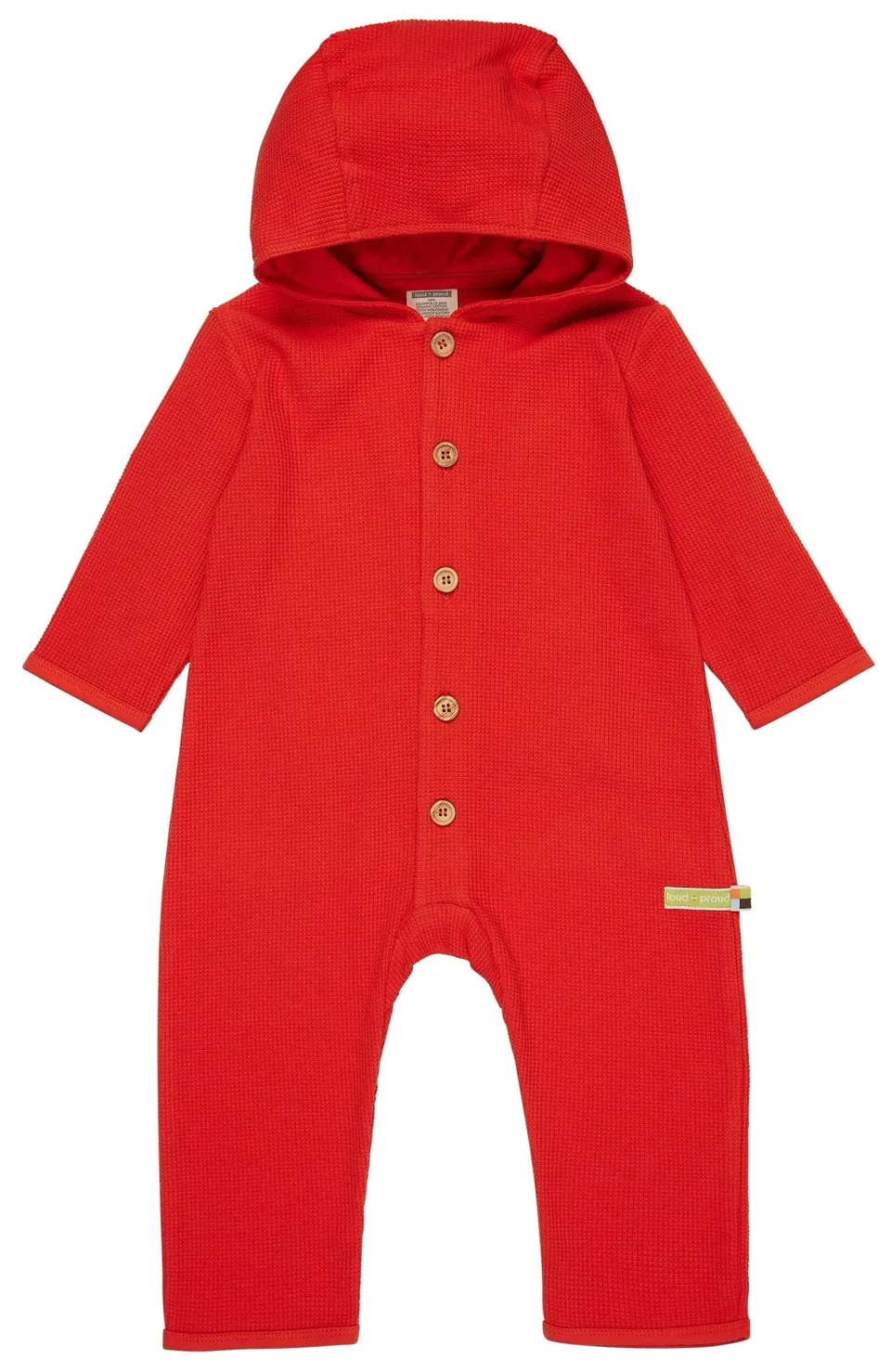loud-proud-overall-waffelstruktur-baby-overall-mit-holzkn-pfen image 1