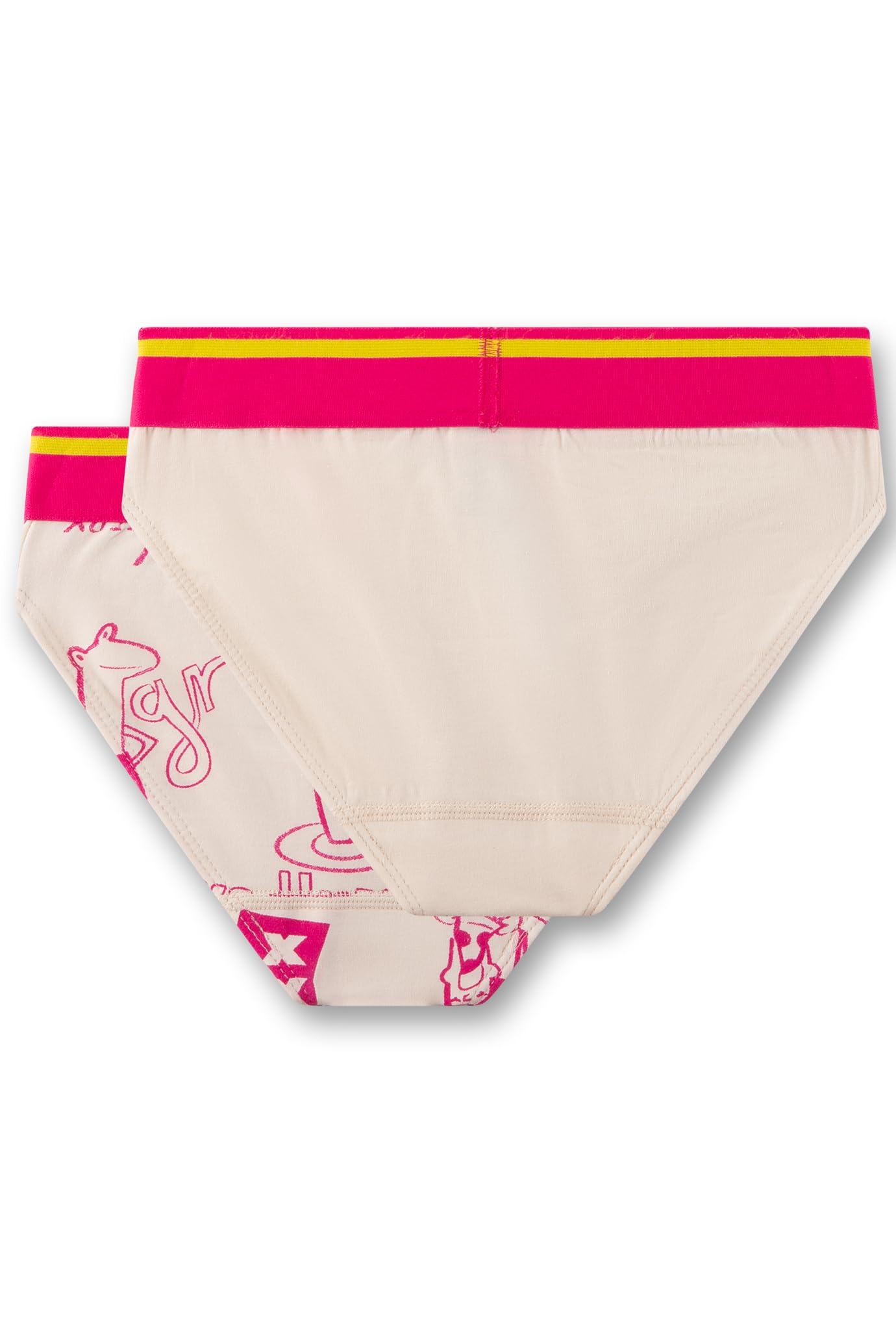 sanetta-m-dchen-rioslip-doppelpack-beige-mit-motivprint-pink-unterhose-aus-baumw image 2