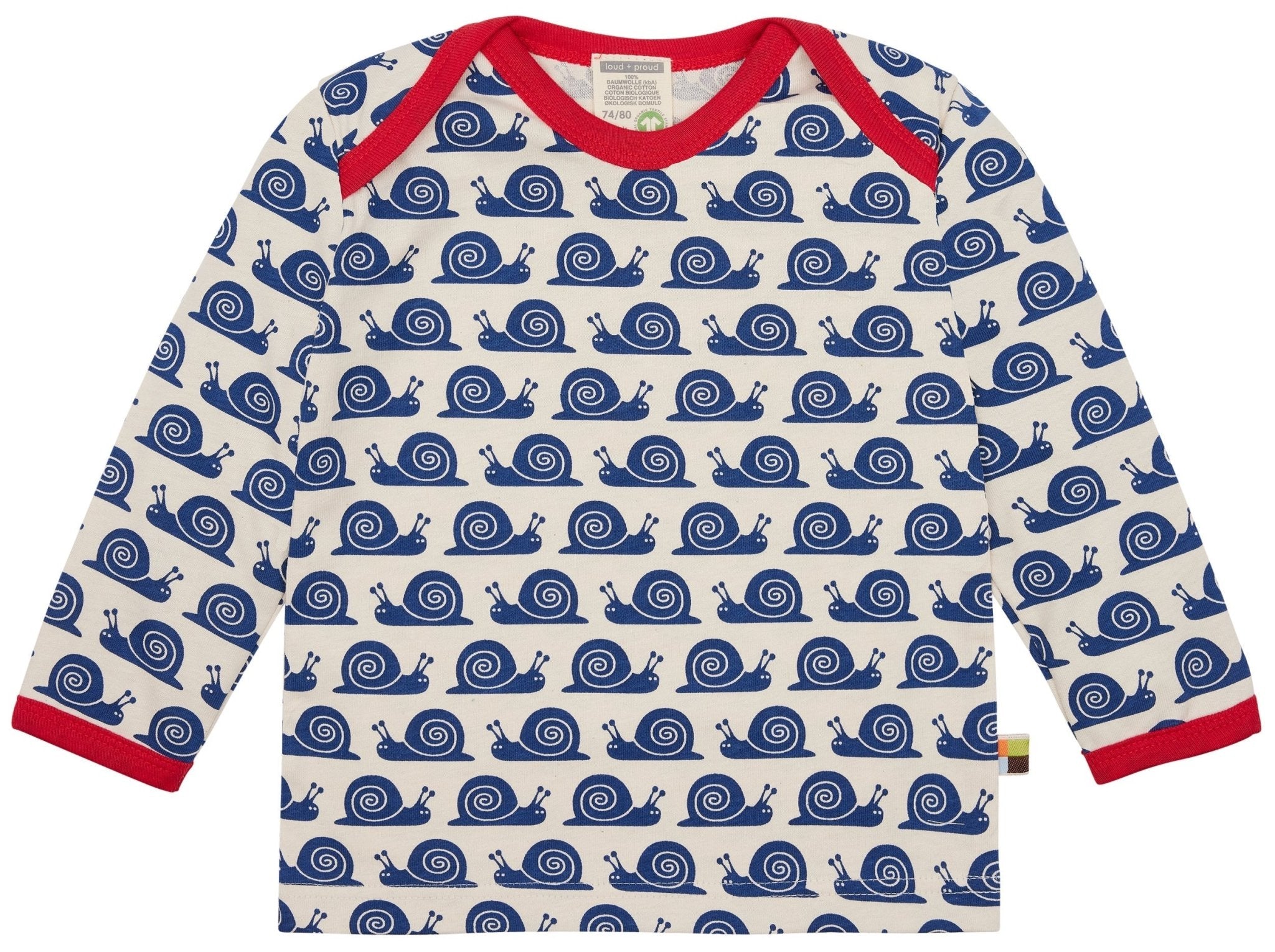 loud-proud-shirt-langarm-mit-druck-schnecken-langarmshirt-kinder image 3