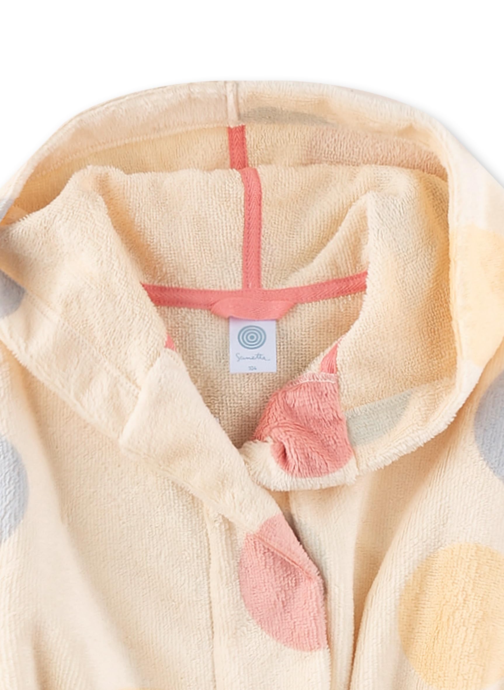 sanetta-m-dchen-bademantel-beige-dots-aus-baumwolle image 3