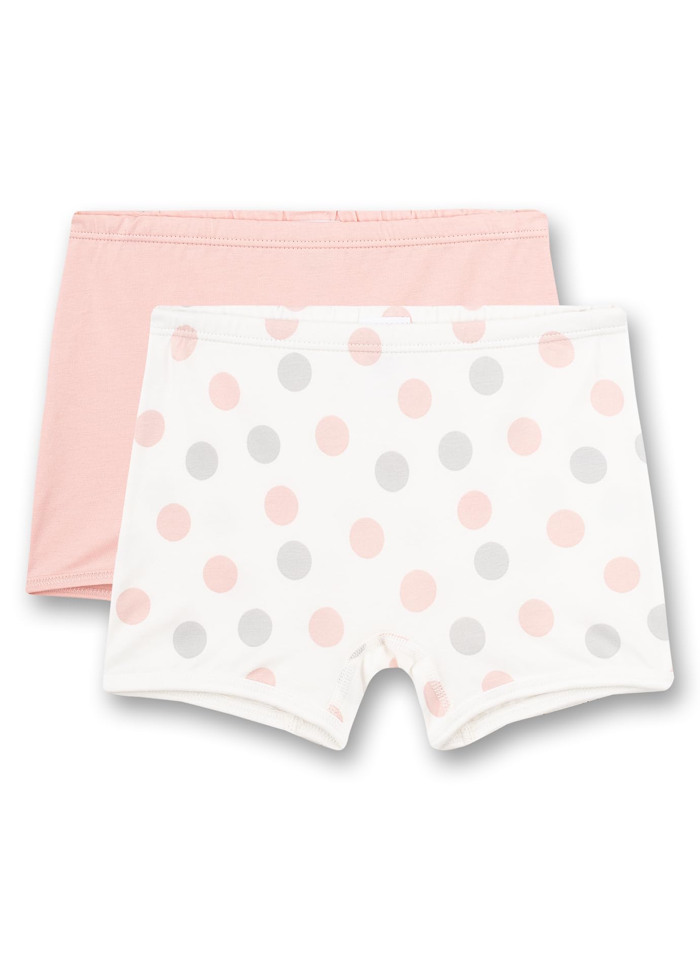 sanetta-m-dchen-shorts-doppelpack-dots-allover-und-rosa-baumwolle image 1