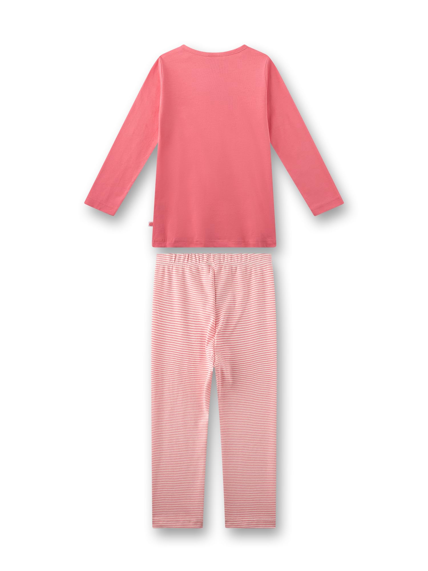 sanetta-pure-m-dchen-schlafanzug-lang-rosa-100-bio-baumwolle image 2