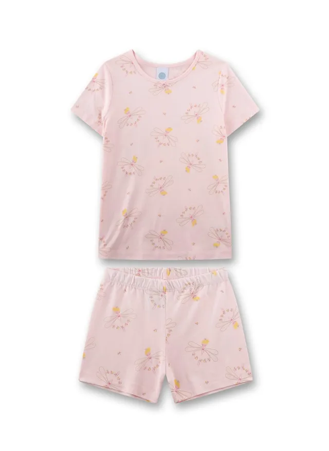 sanetta-pure-m-dchen-schlafanzug-langarm-beige-blumen-aus-100-bio-baumwolle image 1