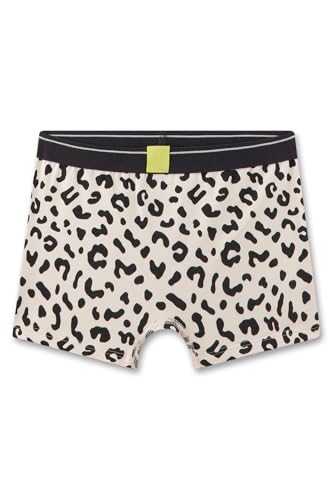 sanetta-m-dchen-shorty-beige-leo-allover-aus-baumwoll-mix image 4