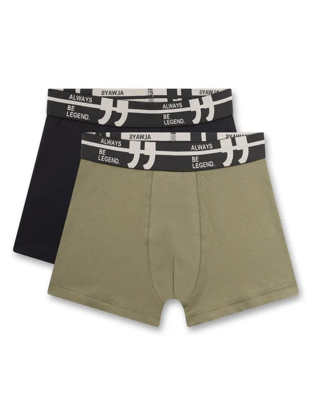 sanetta-jungen-hipshorts-doppelpack-dunkelblau-olivgr-n-aus-baumwoll-mix image 1