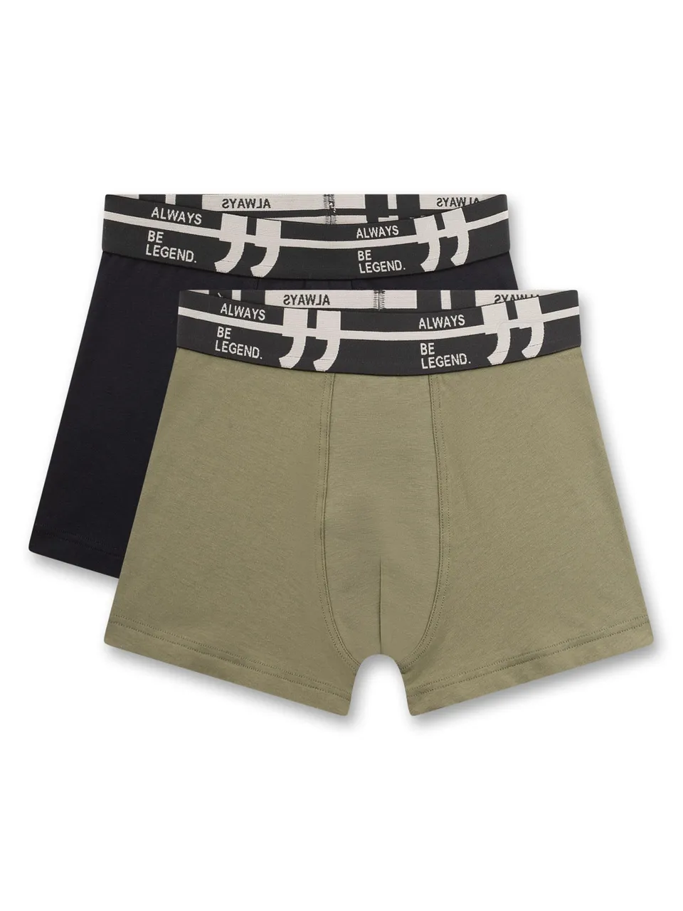 sanetta-jungen-hipshorts-doppelpack-dunkelblau-olivgr-n-aus-baumwoll-mix image 1