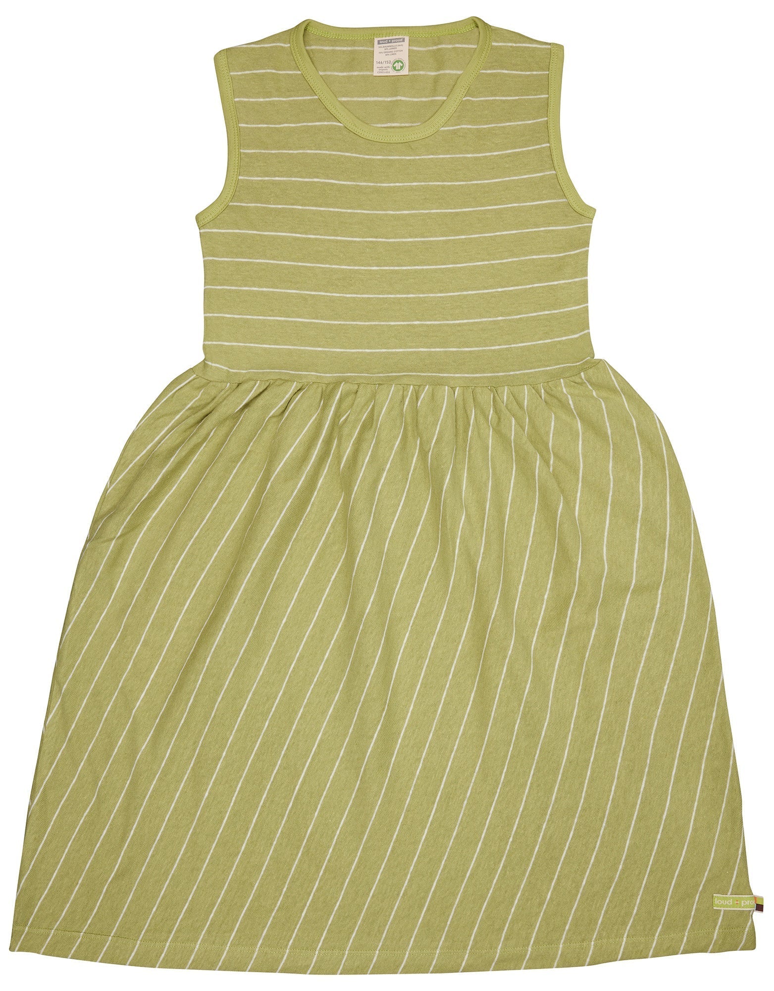 loud-proud-kleid-streifen-mit-leinen-rmellos image 1