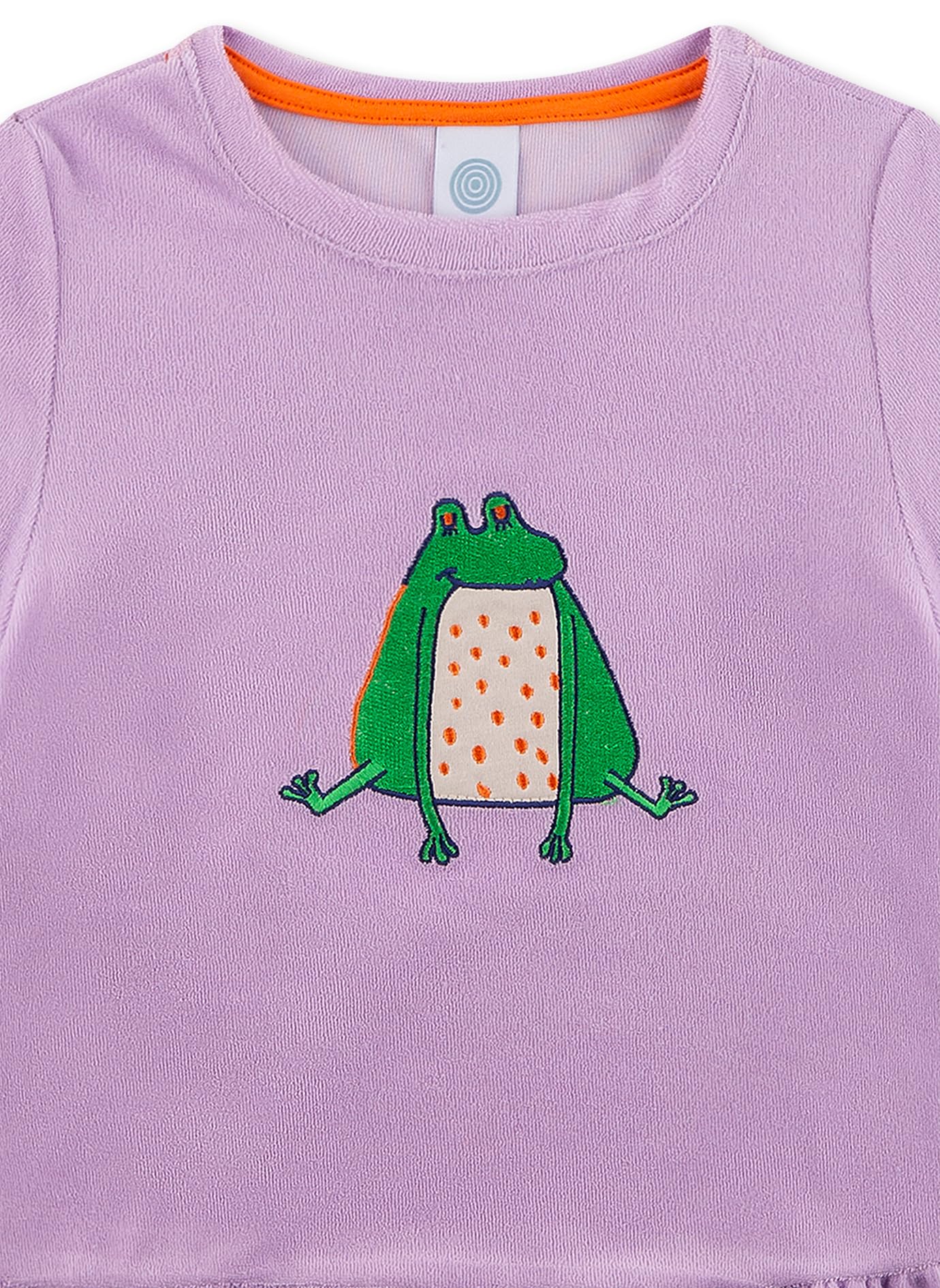 sanetta-m-dchen-schlafanzug-kurz-lila-frosch-pyjamaset-aus-nicky image 3