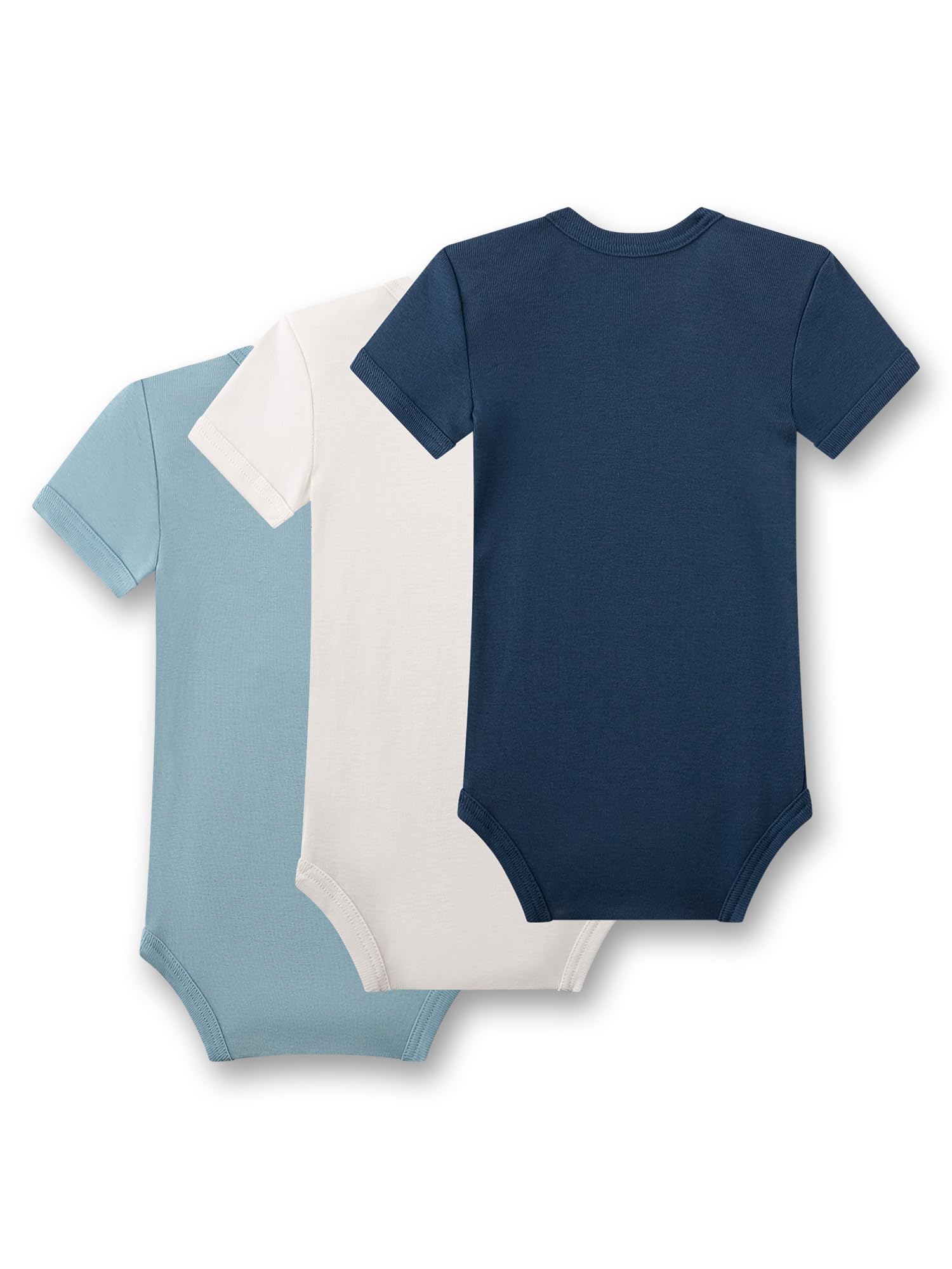 sanetta-baby-body-kurzarm-dreierpack-hellblau-aus-bio-baumwolle-f-r-jungen image 2